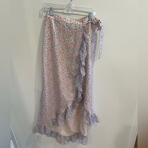 For Lovers + Friends wrap skirt